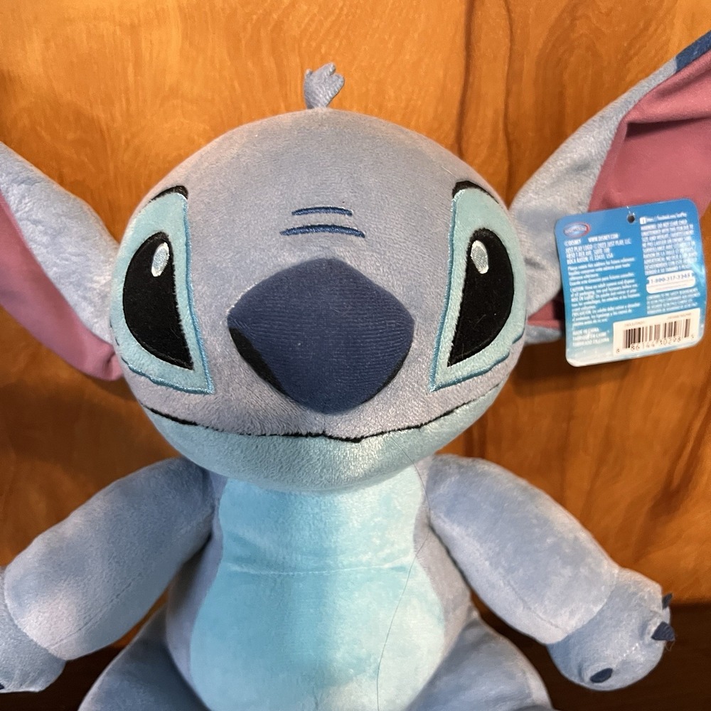 Disney Stitch 11" Blue Plush Alien Lilo & Stitch 2022 Just Play New With Tag - Picture 2 of 5